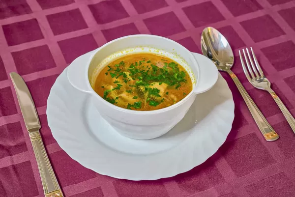 Столовая в Военном Санатории в г. Ессентуки - фотография