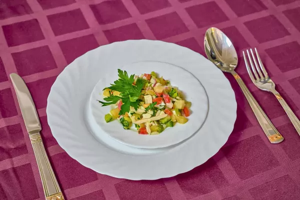 Столовая в Военном Санатории в г. Ессентуки - фотография