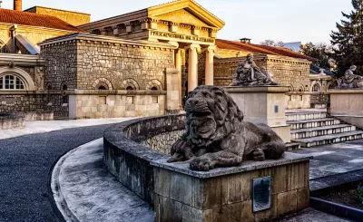 Расположение «Военного санатория» в г. Ессентуки - фотография
