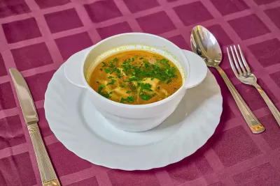 Столовая в Военном Санатории в г. Ессентуки - фотография