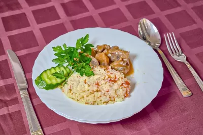 Столовая в Военном Санатории в г. Ессентуки - фотография